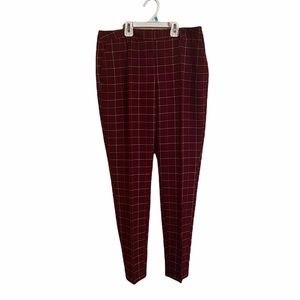 Cato Size 6 Maroon Slim leg Dress Pants